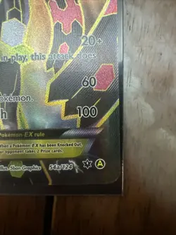 Zygarde EX Full Art Holo Card 054a/124 Near Mint Condition - Image 3