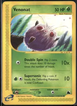 Venonat 112/144 Skyridge Pokemon English Card (HP) - Image 1