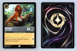Mufasa #196/204 Lorcana Archazia's Island 2025 Disney Uncommon TCG Card - Image 1