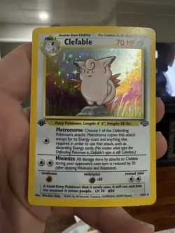 Clefable - 1/64 - Pokemon TCG Jungle 1st Edition Holo Rare Card WOTC HP - Image 1