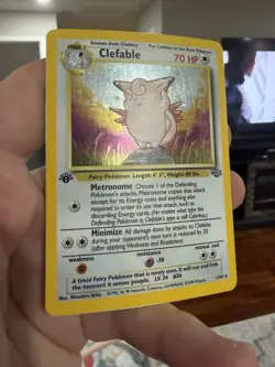 Clefable - 1/64 - Pokemon TCG Jungle 1st Edition Holo Rare Card WOTC HP - Image 3