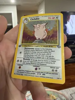 Clefable - 1/64 - Pokemon TCG Jungle 1st Edition Holo Rare Card WOTC HP - Image 5