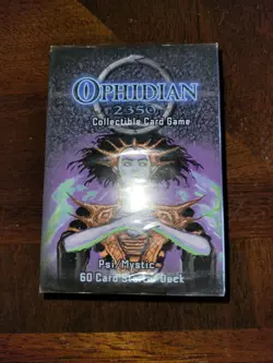 Ophidian Collectable card game 2350 PSI/Mystic 60 card starter set sealed - Image 1