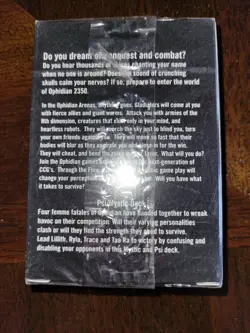 Ophidian Collectable card game 2350 PSI/Mystic 60 card starter set sealed - Image 2