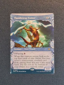 MTG Thundertrap Trainer - Showcase - Bloomburrow - BLB - Near Mint+ Condition - Image 1