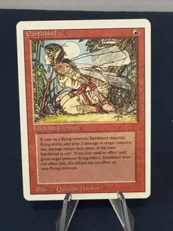 MTG - Magic The Gathering - Earthbind- Revised- NP/NM! - Image 1