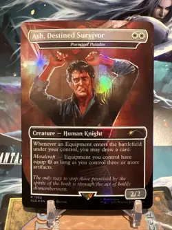 MTG | Ash, Destined Survivor - Puresteel Paladin [Secret Lair] ✨FOIL✨ - Image 1