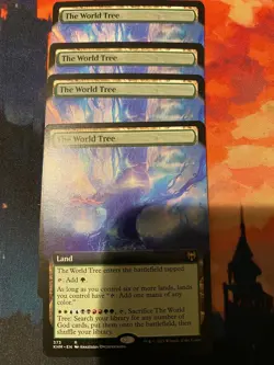 MTG Kaldheim The World Tree Extended Art x 4 - Image 1