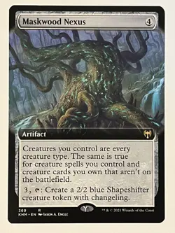 Maskwood Nexus (Extended Art) Kaldheim Non-Foil MTG NM - Image 1