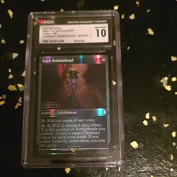 Magic: The Gathering Luck Bobblehead Fallout Double Rainbow Serialized CGC 10 - Image 1