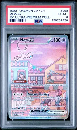 2023 Pokemon Black Star Promo Mew ex 151 Ultra Premium Collection #053 PSA 6 - Image 1