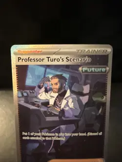 Pokemon Professor Turo's Scenario 257/182 Special Illustration Paradox Rift NM - Image 2