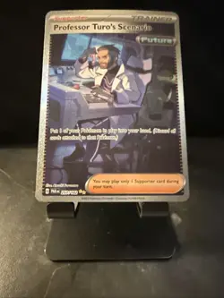 Pokemon Professor Turo's Scenario 257/182 Special Illustration Paradox Rift NM - Image 3