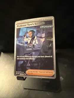 Pokemon Professor Turo's Scenario 257/182 Special Illustration Paradox Rift NM - Image 4