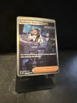 Pokemon Professor Turo's Scenario 257/182 Special Illustration Paradox Rift NM - Image 5