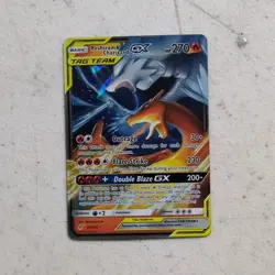 Pokemon TCG Reshiram & Charizard GX TAG TEAM Ultra Rare Holo 20/214 - Image 1