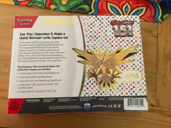 Pokemon TCG Scarlet and Violet 151 Zapdos EX Collection Box New Sealed - Image 2