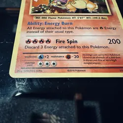 Pokemon 2016 Charizard Holo XY Evolutions 11/108 - Image 3