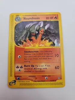 Houndoom 014/147 Aquapolis Regular Pokemon Vintage TCG - Image 1