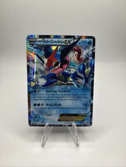 Ash-Greninja EX Pokemon XY Black Star Promo #XY133 Near Mint - Image 1