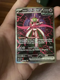 Pokemon Iron Valiant ex Sv: Prismatic Evolutions 157/131 Special Illustration R… - Image 1