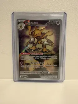 Pokemon TCG Alakazam 009 Mega Evolutions Black Star Promo NM #009 - Image 1