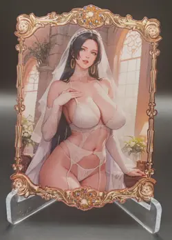 Boa Hancock (One Piece) Metallkarte Peach Wave 3 (Goddess Story Waifu) - Image 1
