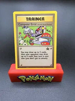Computer Error #16 Black Star Promo Rare Vintage Pokemon Card - MP - Image 1