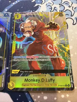One Piece Egghead Starter Deck Alt Art Lot Of Luffy, Kaku, & Lucci Cards ST29 NM - Image 4