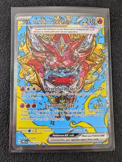 Pokemon Card Hearthflame Mask Ogerpon ex 148/131 Prismatic Evolutions SIR NM - Image 2