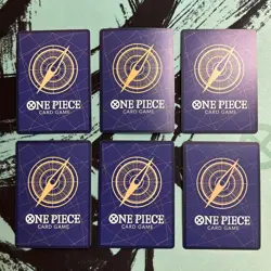 Bandai Luffy One Piece Trading Card Set 6 Card Lot Authentic Rare Genuine - Image 2