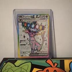 Pokemon TCG Espeon Black Star Promo Card SVP175 Figure Collection - Image 1