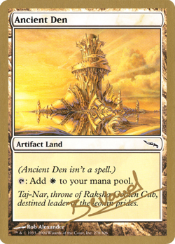 Ancient Den (GOLD BORDERED) [World Championship Decks 2000] M/NM MTG Magic - Image 1