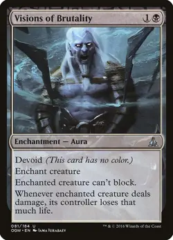 MTG - Visions of Brutality [Oath of the Gatewatch] Foil - Image 1