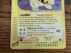 Pokemon Expedition # 2/165 Holo Ampharos (E-reader) **not played** - Image 3