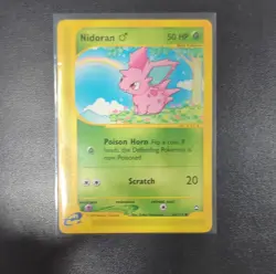 Nintendo Nidoran M Aquapolis 096/147 50 HP Common Basic Regular Pokemon TCG - Image 1