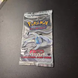 Pokemon Neo Genesis 1st Edition Lugia Opened/Empty Booster Pack 2000 WOTC - Image 2