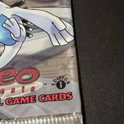 Pokemon Neo Genesis 1st Edition Lugia Opened/Empty Booster Pack 2000 WOTC - Image 3