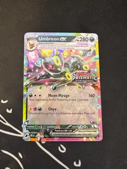 Pokemon Umbreon ex 60/131 Prismatic Evolutions Stamped Surprise Box Promo NM - Image 1