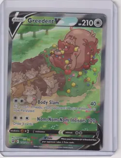 Greedent V 257/264 Rare Ultra Fusion Strike Pokemon NM/M - Image 1