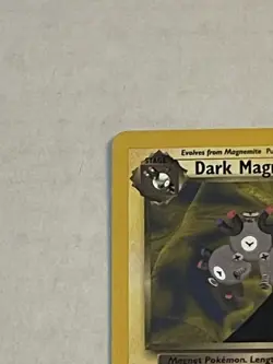 VTG Pokemon TCG Dark Magneton 28/82 Team Rocket Non Holo Rare Unlimited WOTC LP - Image 4