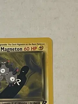 VTG Pokemon TCG Dark Magneton 28/82 Team Rocket Non Holo Rare Unlimited WOTC LP - Image 5