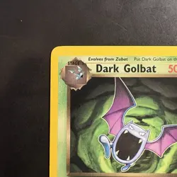 Vintage Pokemon Team Rocket Dark Golbat 24/82 Non-holo Rare WotC 2000 - Image 2
