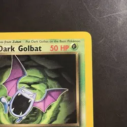 Vintage Pokemon Team Rocket Dark Golbat 24/82 Non-holo Rare WotC 2000 - Image 3