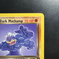 Vintage Pokemon Team Rocket Dark Machamp 27/82 Non-holo Rare WotC 2000 - Image 3