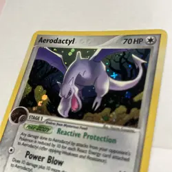 Pokemon TCG Aerodactyl 1/92 EX Legend Maker Holo Rare LP - Image 2