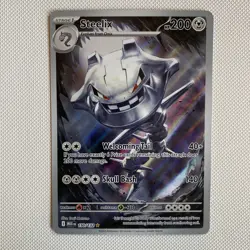 Steelix 150/132 Mega Evolution Illustration Rare Pokemon TCG Card NM - Image 1