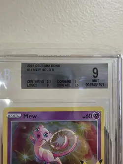 Pokemon TCG Mew Holo Rare Card 11/25 Celebrations BGS 9 Mint - Image 2