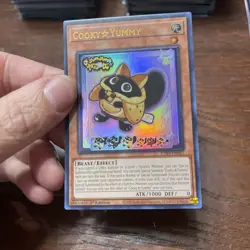 Yu-Gi-Oh! TCG Cooky Yummy Ultra Rare Card JUSH-EN017 NM 1st Edition - Image 2