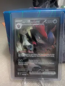 UNGRADED NM Pokemon TCG N's Zoroark EX Secret Rare Card 185/159 JOURNEY TOGETHER - Image 1